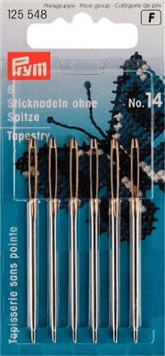 AGUJAS DE BORDAR 14 SIN PUNTA (6UN)3