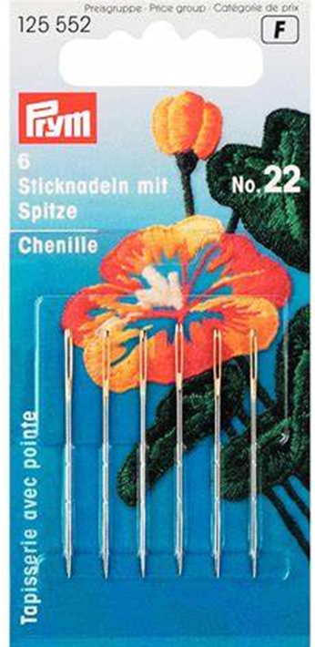 AGUJAS DE BORDAR 22 CON PUNTA (6UN)3