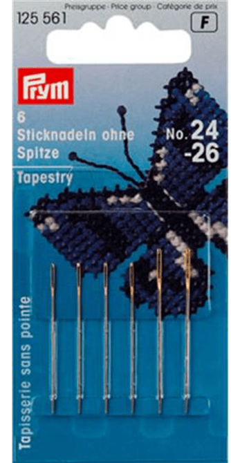 AGUJAS DE BORDAR 24-26 SIN PUNTA (6UN)3
