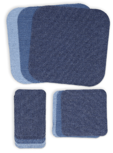 PARCHE TERMOADHESIVO JEANS SURTIDOS  (12UN)3