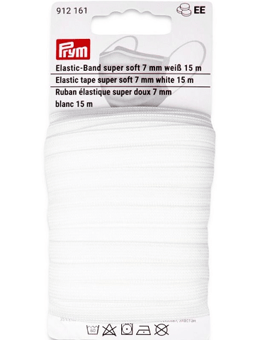 BANDA ELÁSTICA SUPER SUAVE 7 MM BLANCO1
