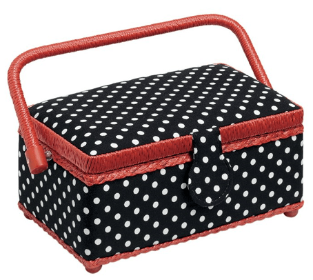COSTURERO POLKA DOTS NEGRO/BLANCO S2