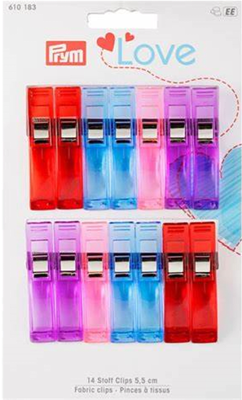 PRYM LOVE CLIPS FANTASIA PARA TELAS 5,5 CM (14UN)2