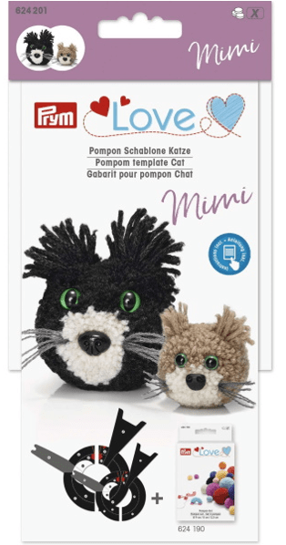 PRYM LOVE PLANTILLA PARA POMPON GATO MIMI2 PRYM LOVE PLANTILLA PARA POMPON GATO MIMI2