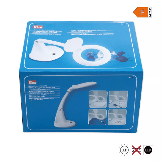 LUPA CON LAMPARA LED Y BASE1