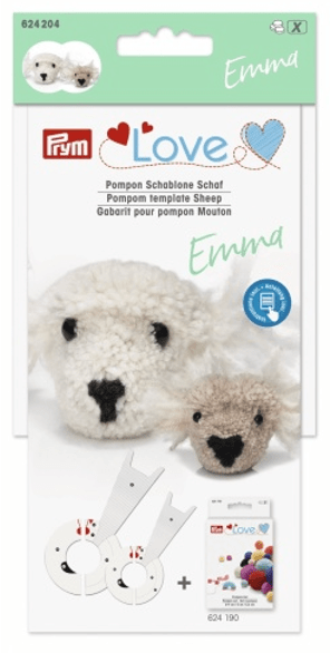PRYM LOVE PLANTILLA PARA POMPON OVEJA EMMA2 PRYM LOVE PLANTILLA PARA POMPON OVEJA EMMA2