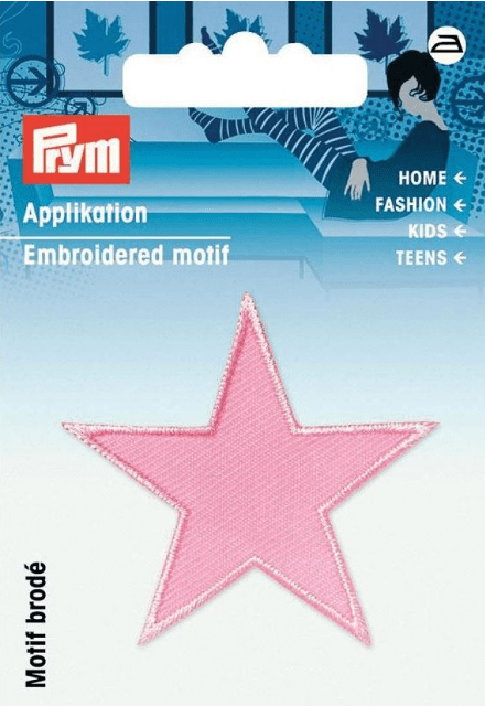 PARCHE TERMOADHESIVO ESTRELLA ROSADA1