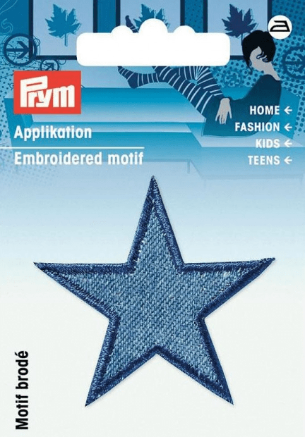 PARCHE TERMOADHESIVO ESTRELLA AZUL JEANS1