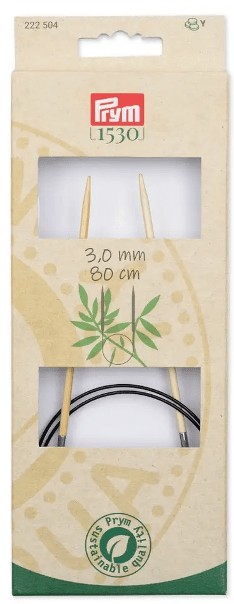 PALILLO CIRCULAR PRYM BAMBU 80 CMS X 2.5 - 10.0 MM3
