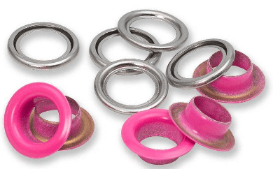 OJALES DE METAL 11MM FUCSIA2