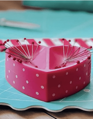 PRYM LOVE ALFILETERO MAGNETICO CORAZON FUCSIA1