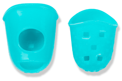 SUJETADORES DE SILICONA  PARA AGUJAS M + L TURQUESA2