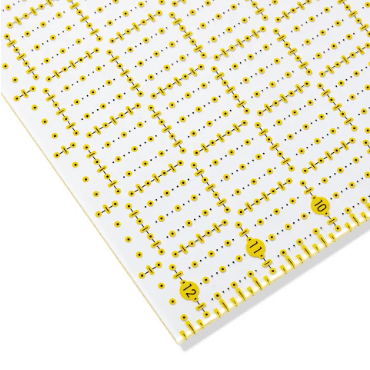 REGLA UNIVERSAL CON ESCALA EN PULGADAS 12,5X12,5 OMNIGRID BY PRYM2