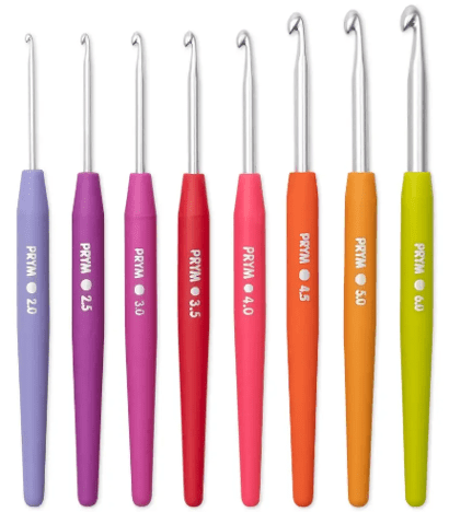 SET CROCHET PRYM SOFT TOUCH LANA (8UN)3 SET CROCHET PRYM SOFT TOUCH LANA (8UN)3