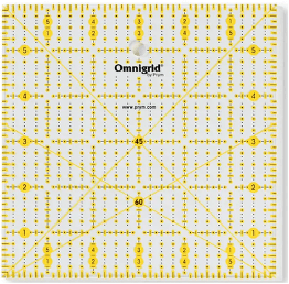 REGLA UNIVERSAL CON ESCALA EN PULGADAS 6X6 OMNIGRID BY PRYM2
