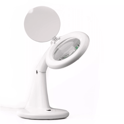 LUPA CON LAMPARA LED Y BASE2 LUPA CON LAMPARA LED Y BASE2