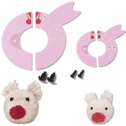 PRYM LOVE PLANTILLA PARA POMPON CERDO PERCY1