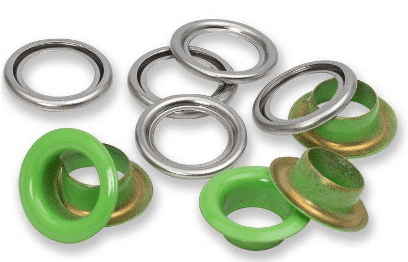 OJALES DE METAL 11MM VERDE CLARO2