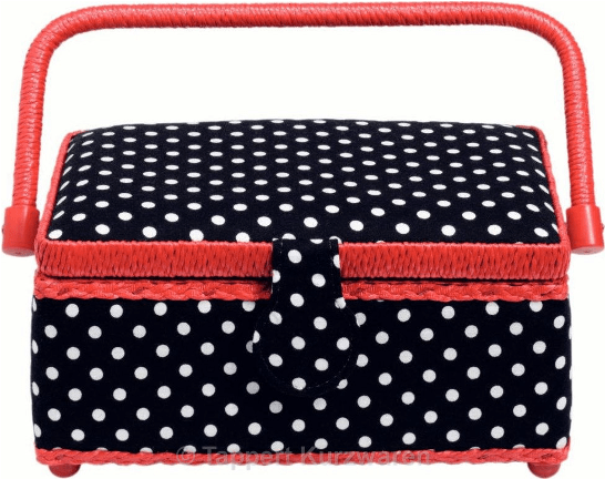 COSTURERO POLKA DOTS NEGRO/BLANCO S1