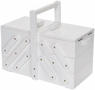 CAJA DE COSTURA MADERA M BLANCO2 CAJA DE COSTURA MADERA M BLANCO2