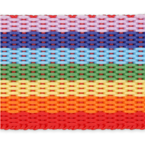 CINTURONES/TIRANTES ARCOIRIS (25MM X 1,52M)1