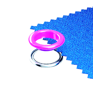 OJALES DE METAL 11MM FUCSIA 1