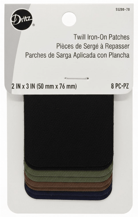 PARCHE TERMOADHESIVO OSCURO SURT 5.1 X 7.62CM (8UN)1