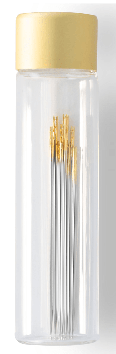 AGUJAS ENHEBRADO FACIL OJO DORADO SURT X 122