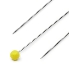 ALFILERES QUILTING CABEZA AMARILLA TAM28 (150 UN)2