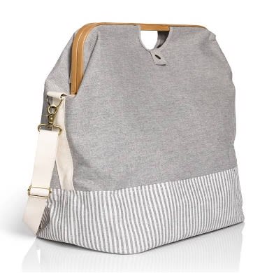 BOLSO STORE & TRAVEL CANVAS & BAMBU M GRIS3 BOLSO STORE & TRAVEL CANVAS & BAMBU M GRIS3