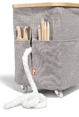 CAJA CANVAS/BAMBU MULTI PLEGABLE GRIS1