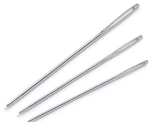 AGUJAS DE BORDAR 22 SIN PUNTA (6UN)1