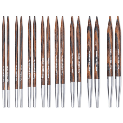 SET PAL.CIRCULAR INTERCAMBIABLE MADERA NAT 3.5-8.0 (8UN)3