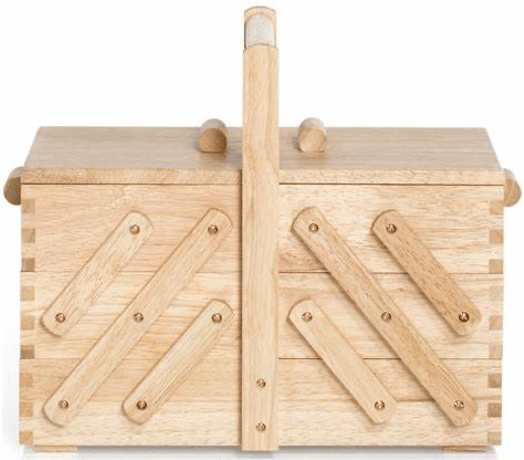 CAJA DE COSTURA MADERA CLARO M1