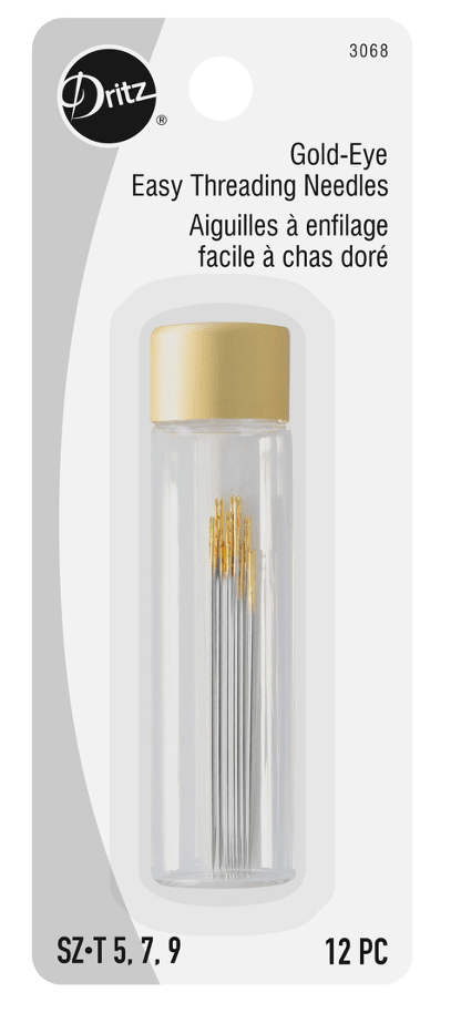 AGUJAS ENHEBRADO FACIL OJO DORADO SURT X 121