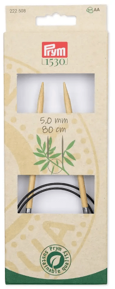 PALILLO CIRCULAR PRYM BAMBU 80 CMS X 2.5 - 10.0 MM6