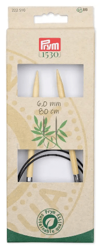 PALILLO CIRCULAR PRYM BAMBU 80 CMS X 2.5 - 10.0 MM8