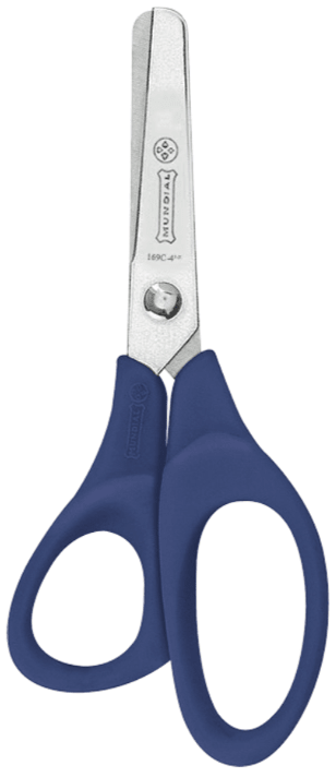 TIJERA ESCOLAR COLORES 4 1/2 ZURDOS EASY CUT2