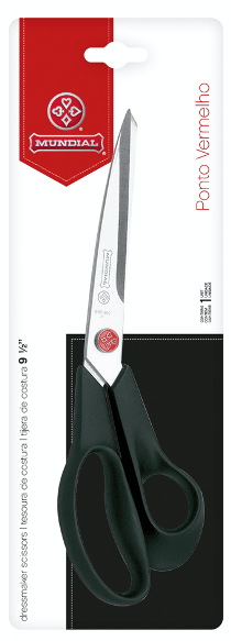 TIJERA COSTURA REFORZADA 9 1/2 DENTADA PUNTO ROJO1 TIJERA COSTURA REFORZADA 9 1/2 DENTADA PUNTO ROJO1