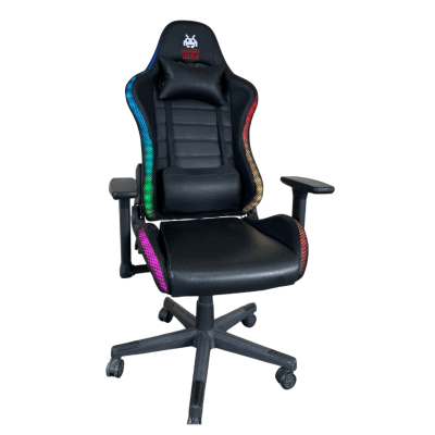 SILLA GAMER CON LUCES LED RGB