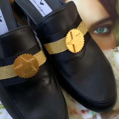 ZAPATO NEGRO + CINTA ESTRELLA3