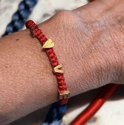 PULSERA LOVE RED1