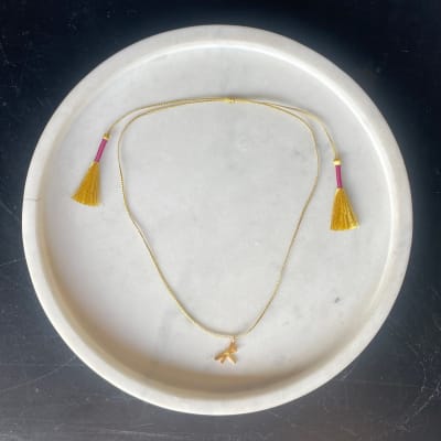 COLLAR LIBÉLULA HILO DORADO2