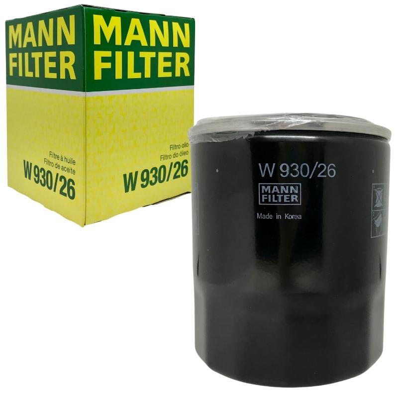 Filtre à Huile MANN-FILTER W 930/20 – Haute Filtration, Qualité équipement D'origine – Pour Véhicules Tourisme Et Utilitaires