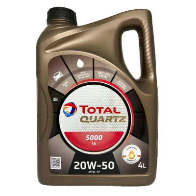 Quartz 5000 20w-50 4 litros