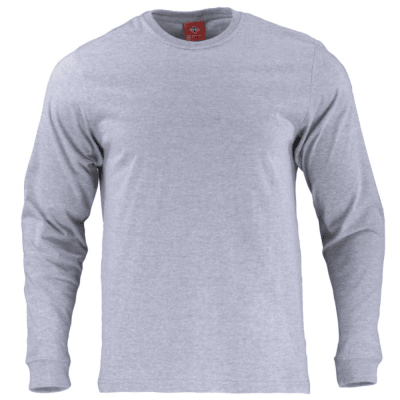 Polera Polo Manga Larga Gris Hombre