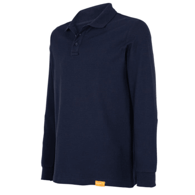 Polera Pique Manga Larga Hombre