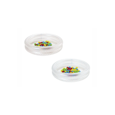 PISCINA INFLABLE DE BOLAS 2 ANILLOS PISCINA INFLABLE DE BOLAS 2 ANILLOS