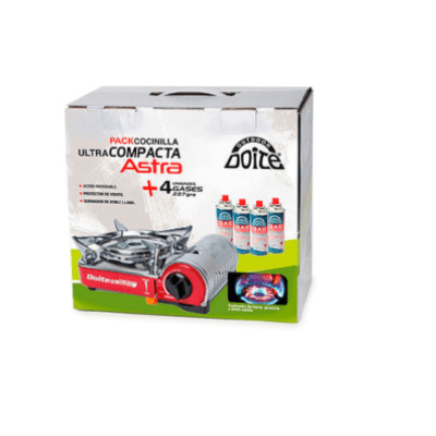 COCINILLA CAMPING + 4 LATAS GAS COCINILLA CAMPING + 4 LATAS GAS