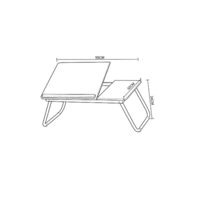 MESA PLEGABLE PARA COMPUTADOR NEGRO MESA PLEGABLE PARA COMPUTADOR NEGRO